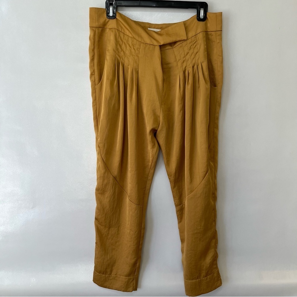 Anthropologie Koch Harem Gold Jogger Pants